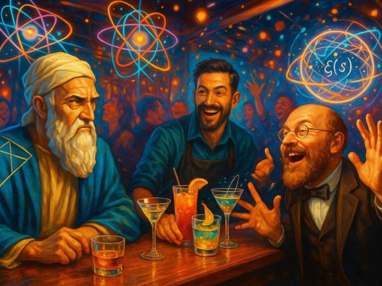 Riemann and Euclid walk into a bar