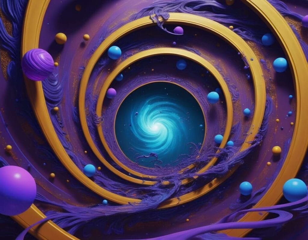 Riemann and Euclid walk into a bar 2 Artist impression of a nondual Riemann surface