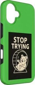 Amazon Merch Simply Nondual 4 Funny Zen Gift Aware Hamster Green iPhone Cover Amazon Merch by Simply Nondual