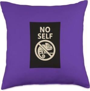 Amazon Merch Simply Nondual 17 Funny Zen Gift No Sell Funny Chameleon Purple Throw Pillow Amazon Merch by Simply Nondual