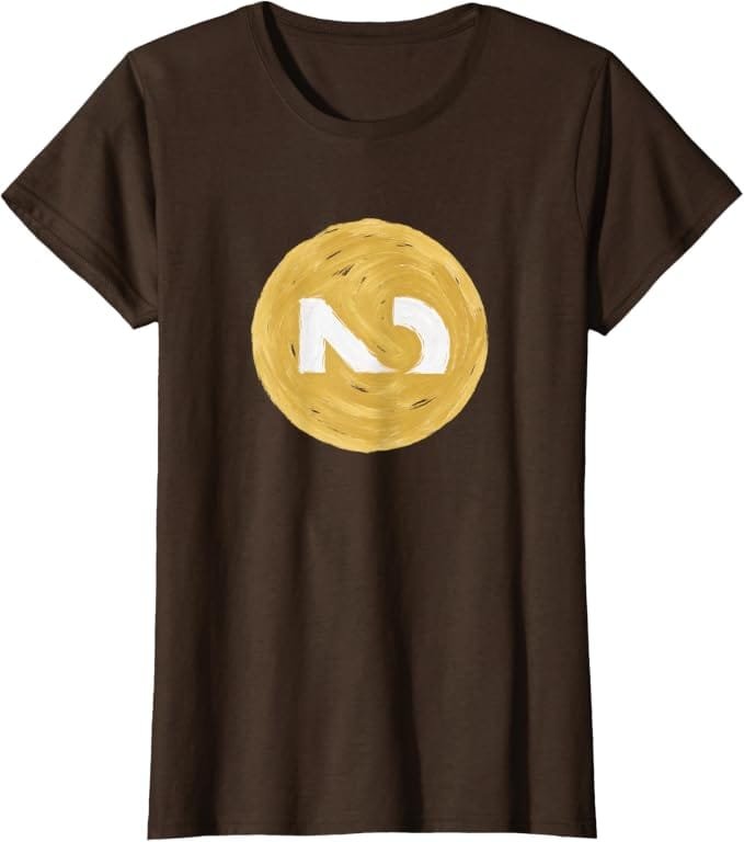 Handpainted nondual awareness design on a Simply Nondual T-shirt