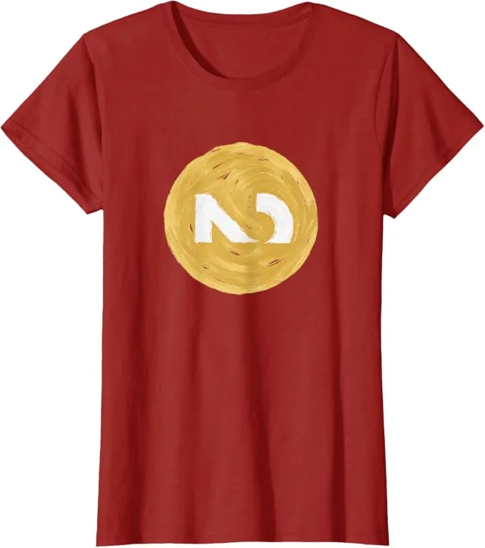 Handpainted Simply Nondual symbol on a T-shirt