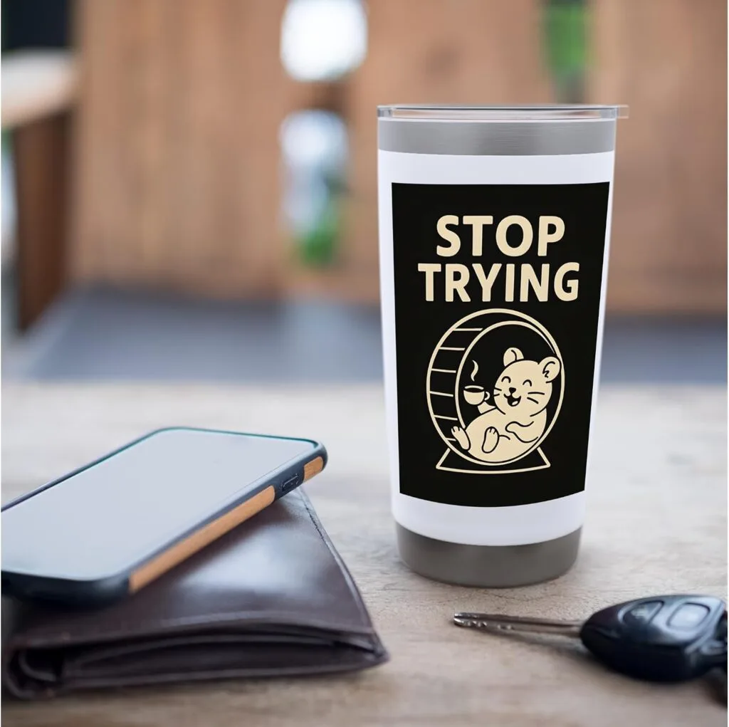 Stop trying hamster design on a Simply Nondual tumbler
